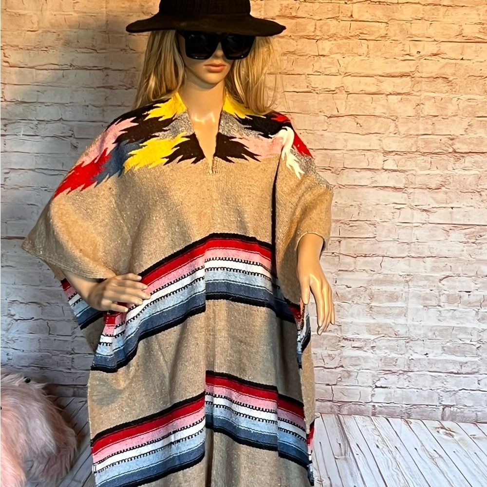 Jorongo poncho equestrian blanket